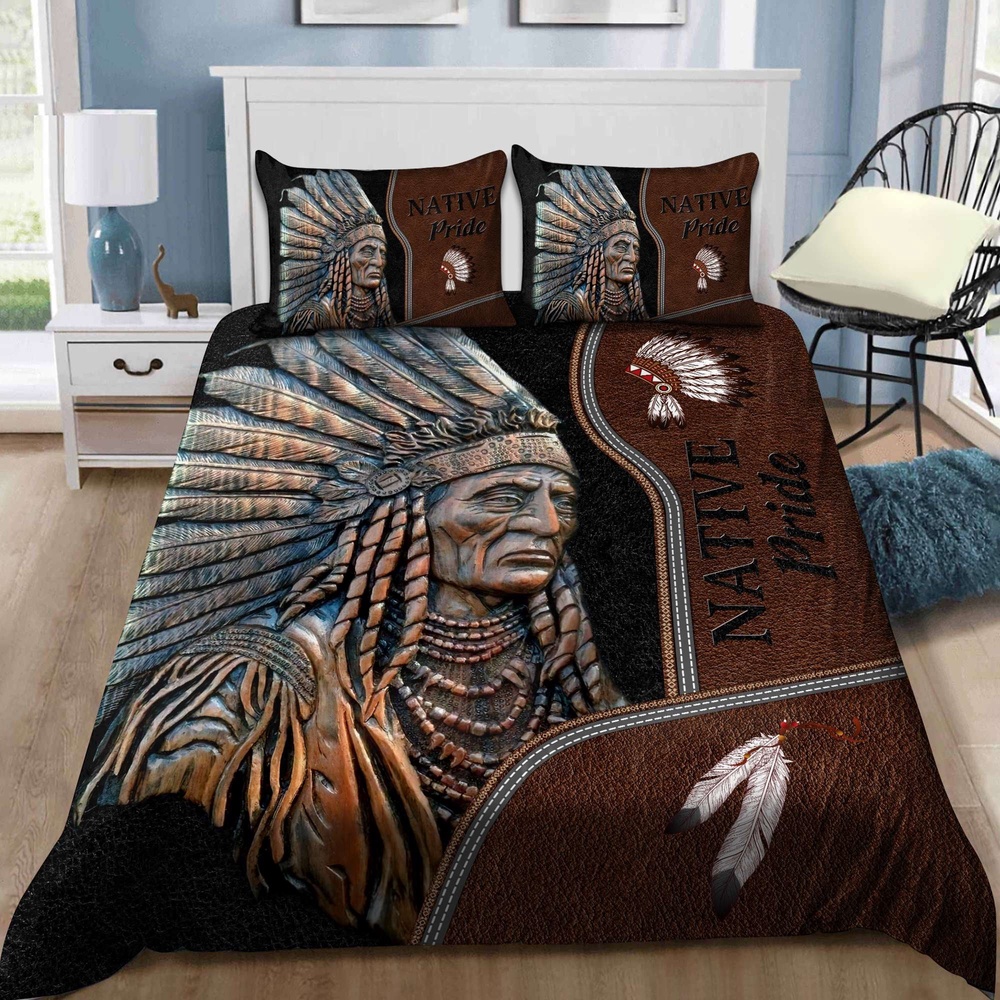 Native American Bedding Set, Pride Native American All Over Printed Bedding Set, Native Bed Set Native American Bedding Set, Pride Native American All Over Printed Bedding Set, Native Bed Set