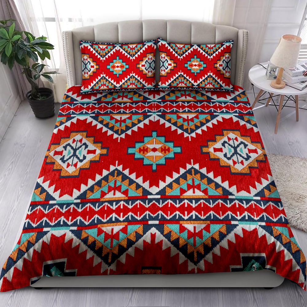 Native American Bedding Set, Telet Ethiopian Native American Bedding Set, Native Bed Set