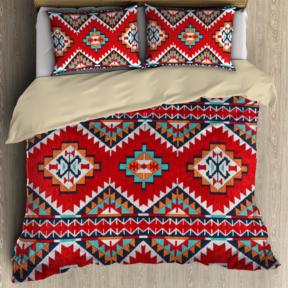 Native American Bedding Set, Telet Ethiopian Native American Bedding Set, Native Bed Set