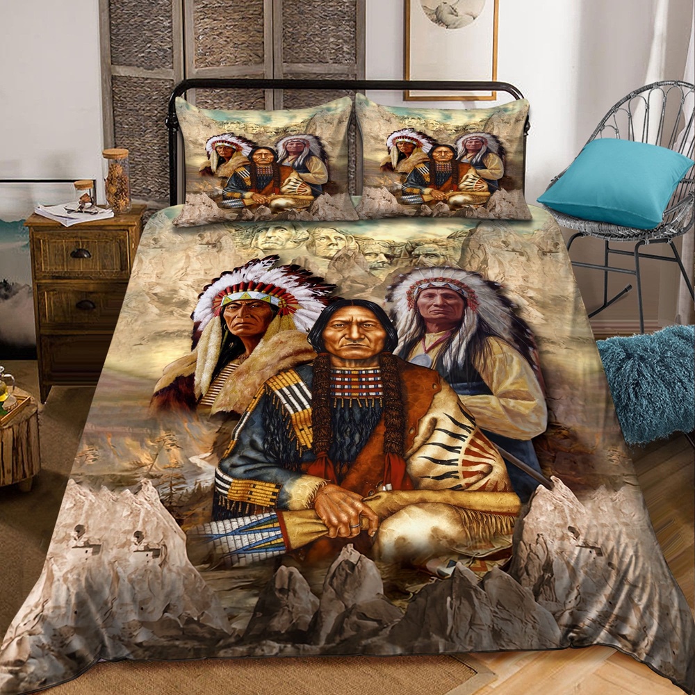 Native American Bedding Set, The Leaders Native American Bedding Set, Native Bed Set