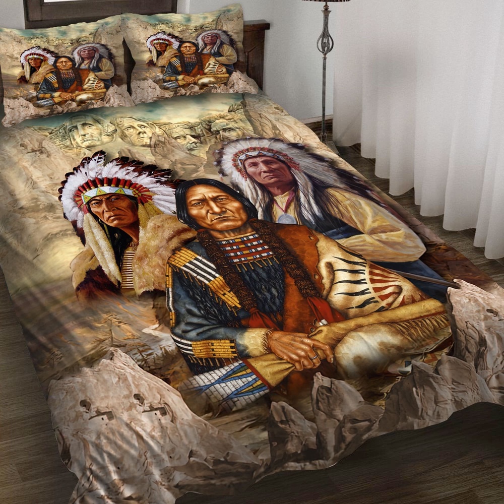 Native American Bedding Set, The Leaders Native American Bedding Set, Native Bed Set