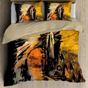 Native American Bedding Set Vintage Retro Native American Bedding Set Native Bed Set 3 g6hcft.jpg