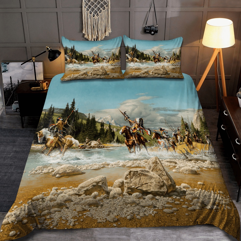 Native American Bedding Set, Warfare Native American Bedding Set, Native Bed Set Native American Bedding Set, Warfare Native American Bedding Set, Native Bed Set