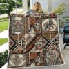 Native American Blanket, Ancient Ruins Native American Blanket, Native Blankets