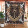 Native American Blanket, Aztec Tribal Native American Indians Navajo Print Blanket, Native Blankets