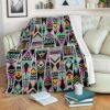 Native American Blanket, Mystic Owl Native American All Over Printed Blanket, Native Blankets