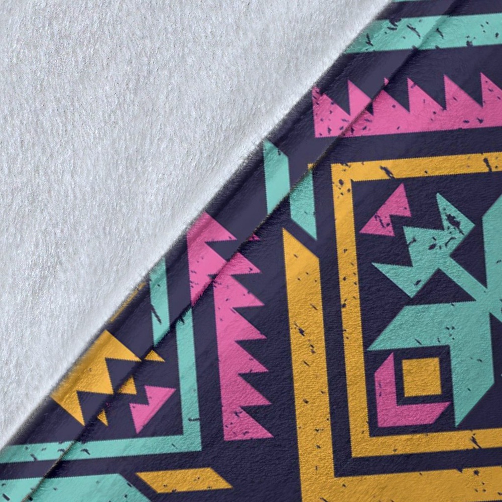 Native American Blanket, Navajo Indians Aztec Tribal Native American Print Blanket, Native Blankets