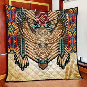 Native American Blanket, Owl Beadwork Native American&hellip;