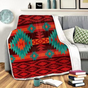 Native American Blanket, Pattern Fleece Blanket, Native&hellip;
