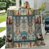 Native American Blanket, Tribal Aztec Native American Navajo Indians Print Blanket, Native Blankets