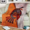 Native American Blanket, Tribe Colorful Native American All Over Printed Blanket, Native Blankets