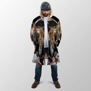 Native American Coat Crow Symbol Native American 3D All Over Printed Hooded Cloak Coat 2 kyu8jl.jpg