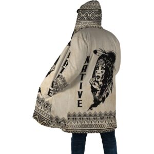Native American Coat Homeland Pride Native American 3D All Over Printed Hooded Cloak Coat 2 u4qdqy.jpg