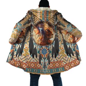 Native American Coat, Lion Native American 3D&hellip;