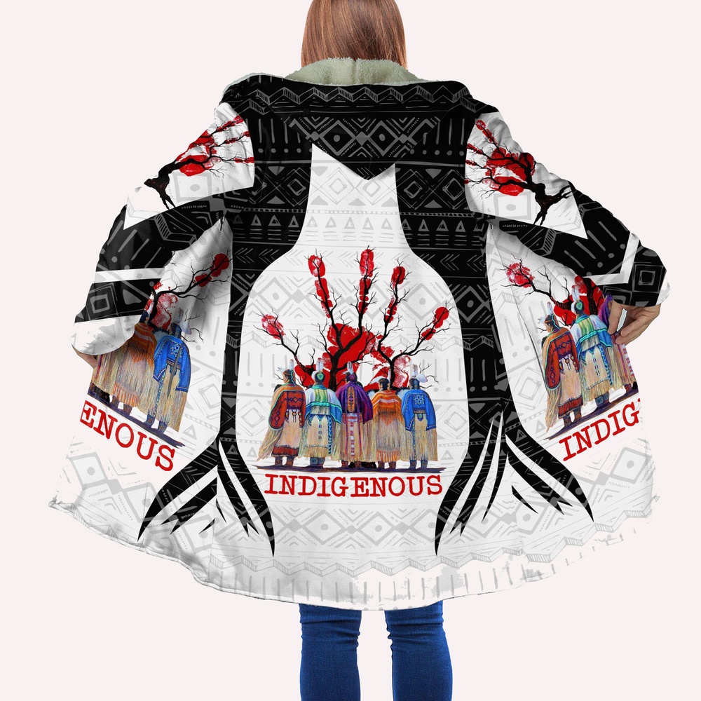 Native American Coat, Original Style Native American Hooded Cloak Coat, Native American Hoodies Native American Coat, Original Style Native American Hooded Cloak Coat, Native American Hoodies