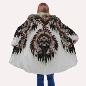Native American Coat, Sacrificial Native American Hooded&hellip;