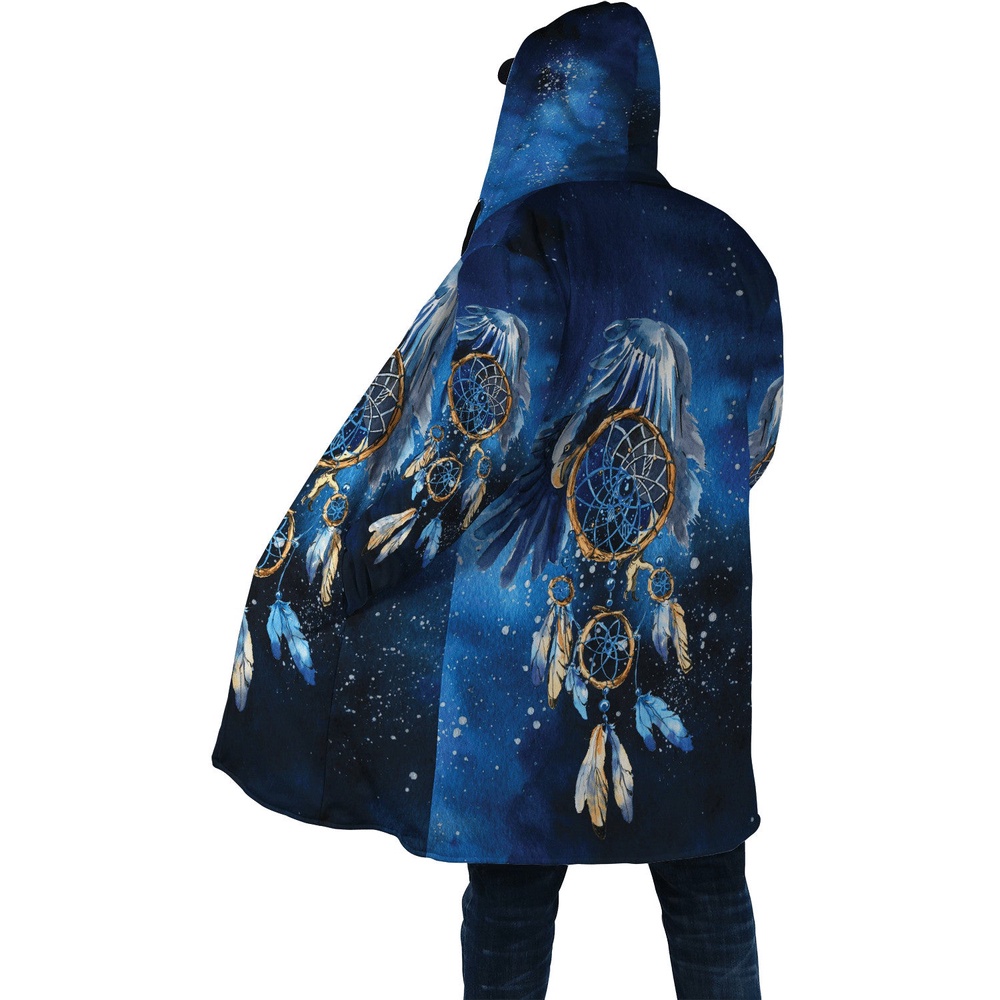 Native American Coat, Sink Into A Beautiful Dream Native American 3D All Over Printed Hooded Cloak Coat Native American Coat, Sink Into A Beautiful Dream Native American 3D All Over Printed Hooded Cloak Coat