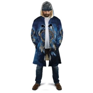 Native American Coat Sink Into A Beautiful Dream Native American 3D All Over Printed Hooded Cloak Coat 3 trr1kj.jpg