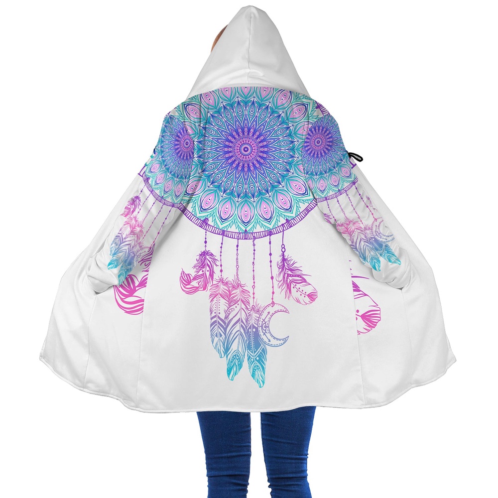 Native American Coat, Sweet Dreams Native American Hooded Cloak Coat, Native American Hoodies