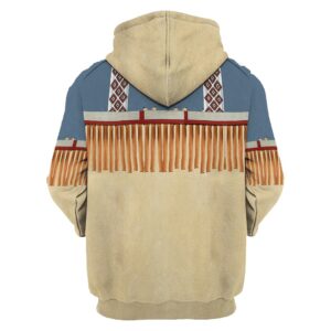 Native American Hoodie, Ancient Culture Native American 3D All Over Printed Hoodie, Native American Style Hoodie