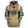 Native American Hoodie, Beauty Of Nature Native American 3D All Over Printed Hoodie, Native American Style Hoodie