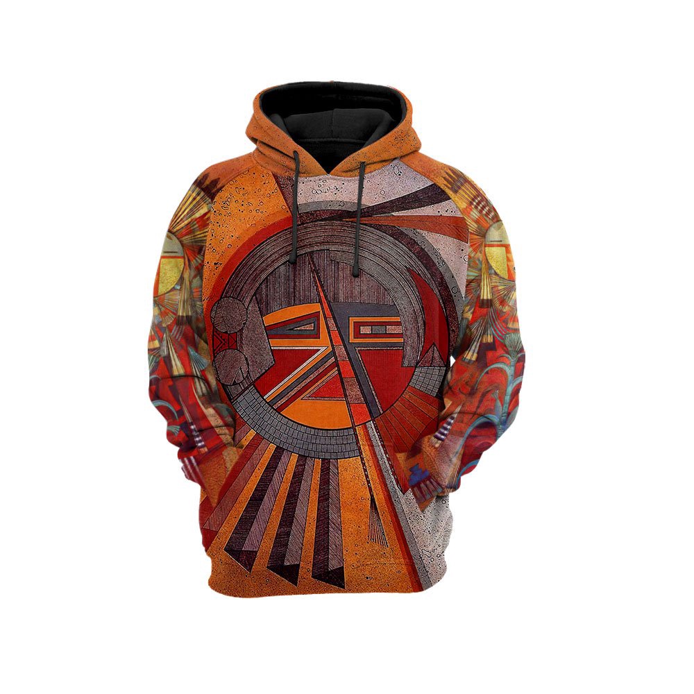 Native American Hoodie, Beauty Of Nature Native American 3D All Over Printed Hoodie, Native American Style Hoodie