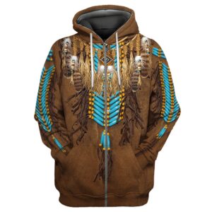 Native American Hoodie Brown Vip Native American 3D All Over Printed Hoodie Native American Style Hoodie 3 f575iy.jpg
