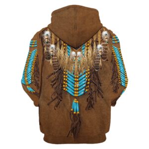 Native American Hoodie Brown Vip Native American 3D All Over Printed Hoodie Native American Style Hoodie 4 pme4hn.jpg