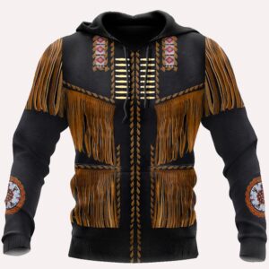 Native American Hoodie, Cowboy Motifs Native American&hellip;