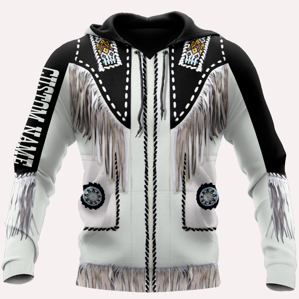 Native American Hoodie, Custom Name Navajo Warriors Native American All 3D Over Printed Hoodie, Native American Style Hoodie