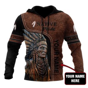 Native American Hoodie, Custom Name Tribal Crew&hellip;