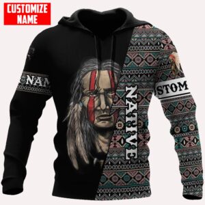 Native American Hoodie, Customized Name Aborigines Native&hellip;