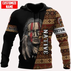 Native American Hoodie, Customized Name Ancient People&hellip;