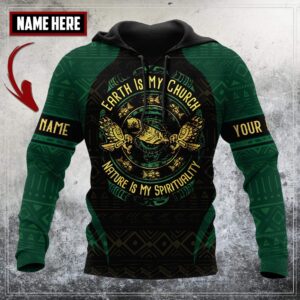Native American Hoodie Customized Name Earth Is My Church Native 3D All Over Printed Hoodie Native American Style Hoodie 3 npiac5.jpg