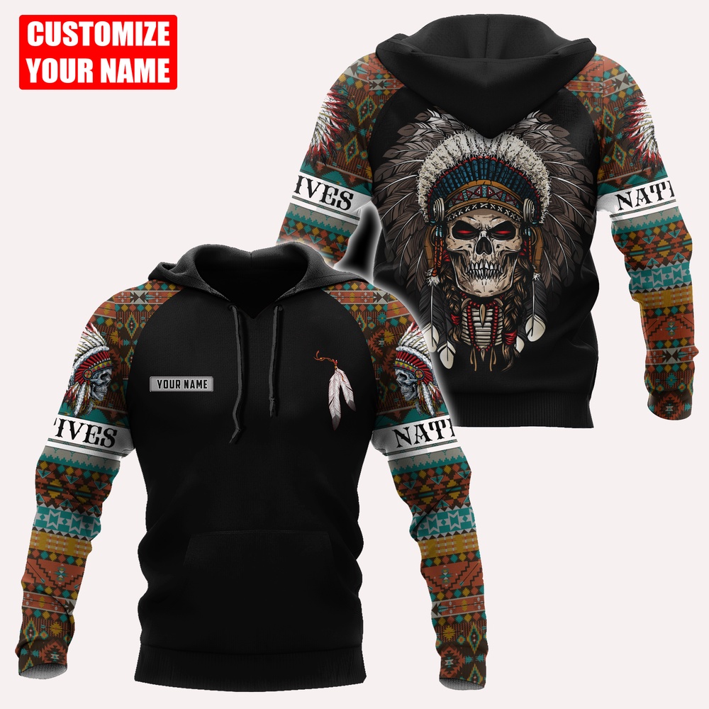 Native American Hoodie, Customized Name Indigenous Heritage Native American 3D All Over Printed Hoodie, Native American Style Hoodie Native American Hoodie, Customized Name Indigenous Heritage Native American 3D All Over Printed Hoodie, Native American Style Hoodie
