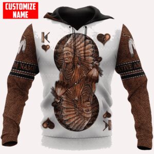 Native American Hoodie, Customized Name Patriarch Native&hellip;