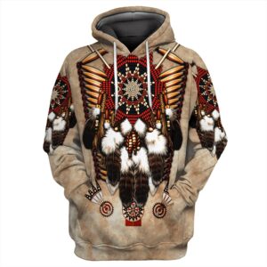 Native American Hoodie, Determination Native American 3D&hellip;