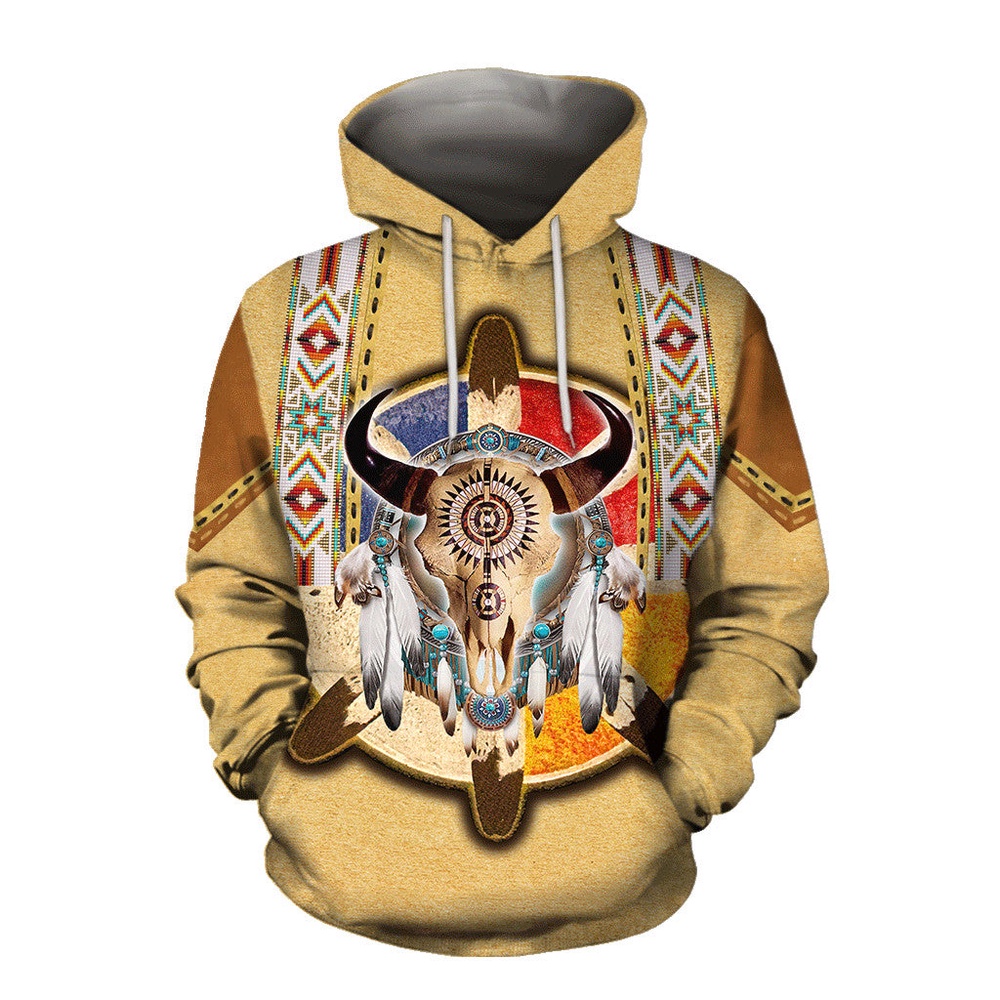 Native American Hoodie, Divine Sacrifice Native American 3D All Over Printed Hoodie, Native American Style Hoodie