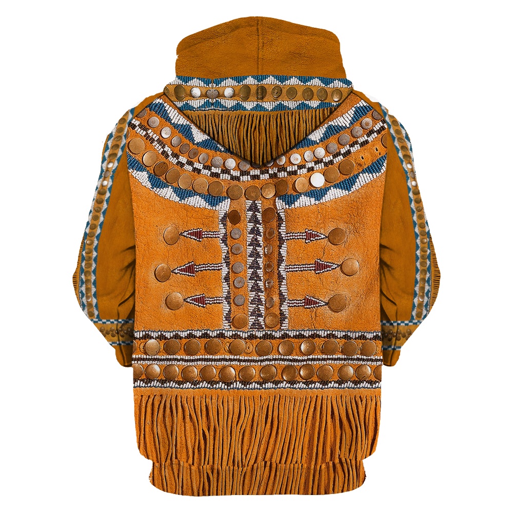 Native American Hoodie, Express Identity Culture Native American 3D All Over Printed Hoodie, Native American Style Hoodie
