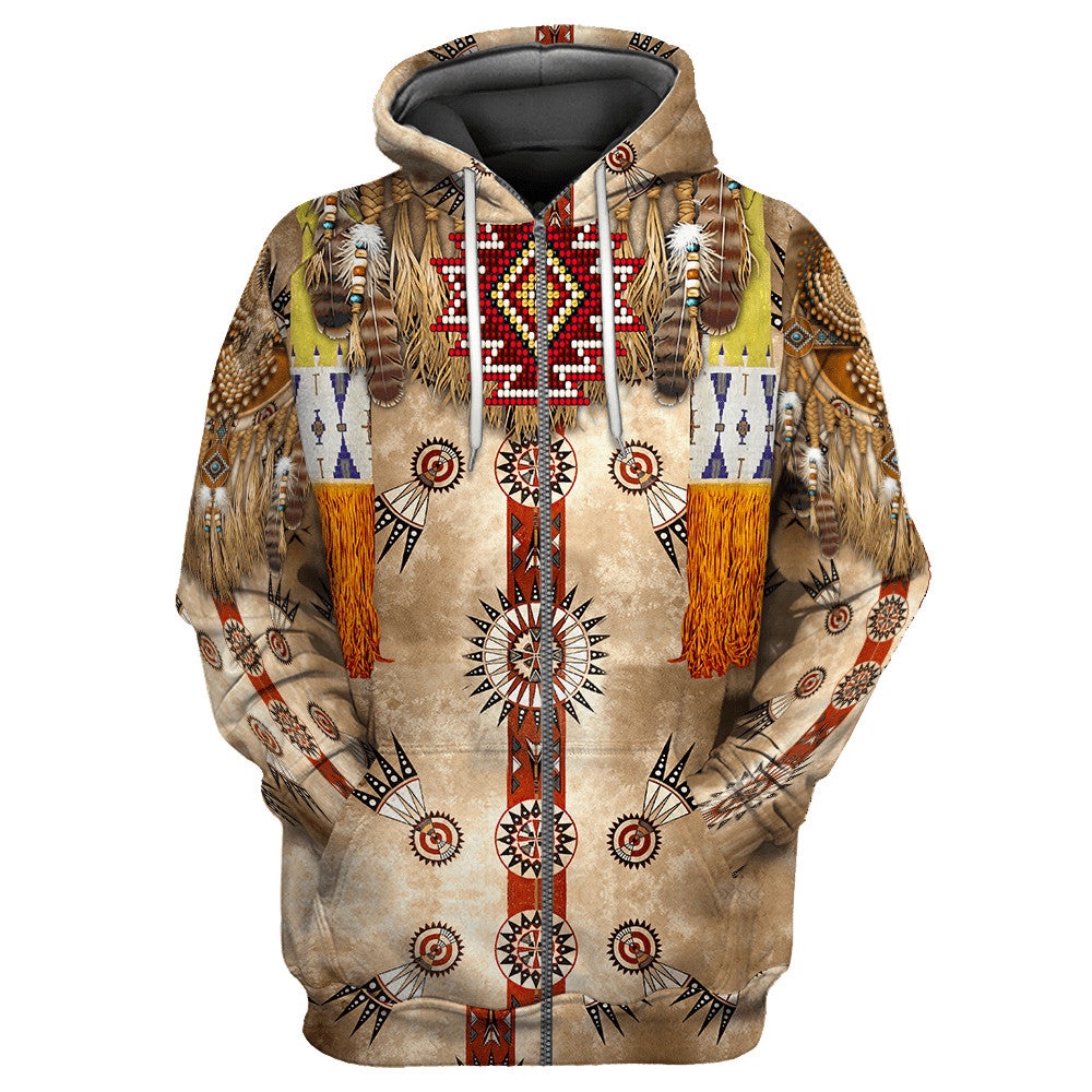 Native American Hoodie, Heritages Pride Shirt Native American 3D All Over Printed Hoodie, Native American Style Hoodie