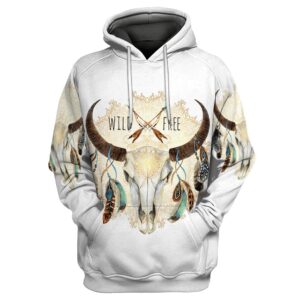Native American Hoodie, Wild Free Native American&hellip;