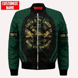 Native American Jacket, Customized Name Earth Is&hellip;
