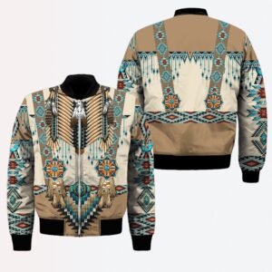 Native American Jacket, Sky Blue Native American&hellip;
