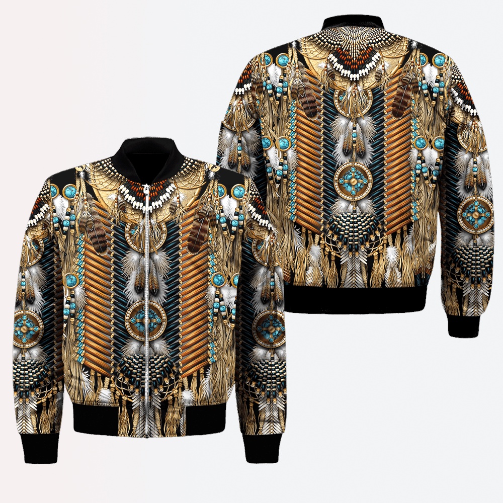 Native American Jacket, Spiritual Items Native American 3D All Over Printed Bomber Jacket