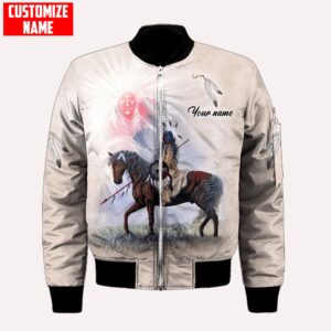 Native American Jacket, Warrior Native American 3D&hellip;