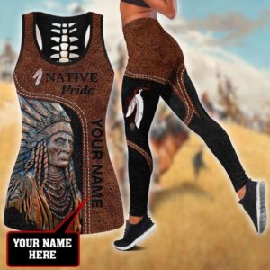 Native American Leggings, Customize Name Pride Native&hellip;
