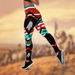 Native American Leggings Feathers Flags Native American Hollow Tanktop Leggings Set Native American Tank Tops 3 yigqwp.jpg