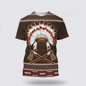 Native American T Shirt, Aboriginal Hat Motifs&hellip;