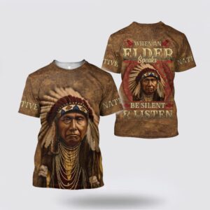 Native American T Shirt, Be Silent &&hellip;