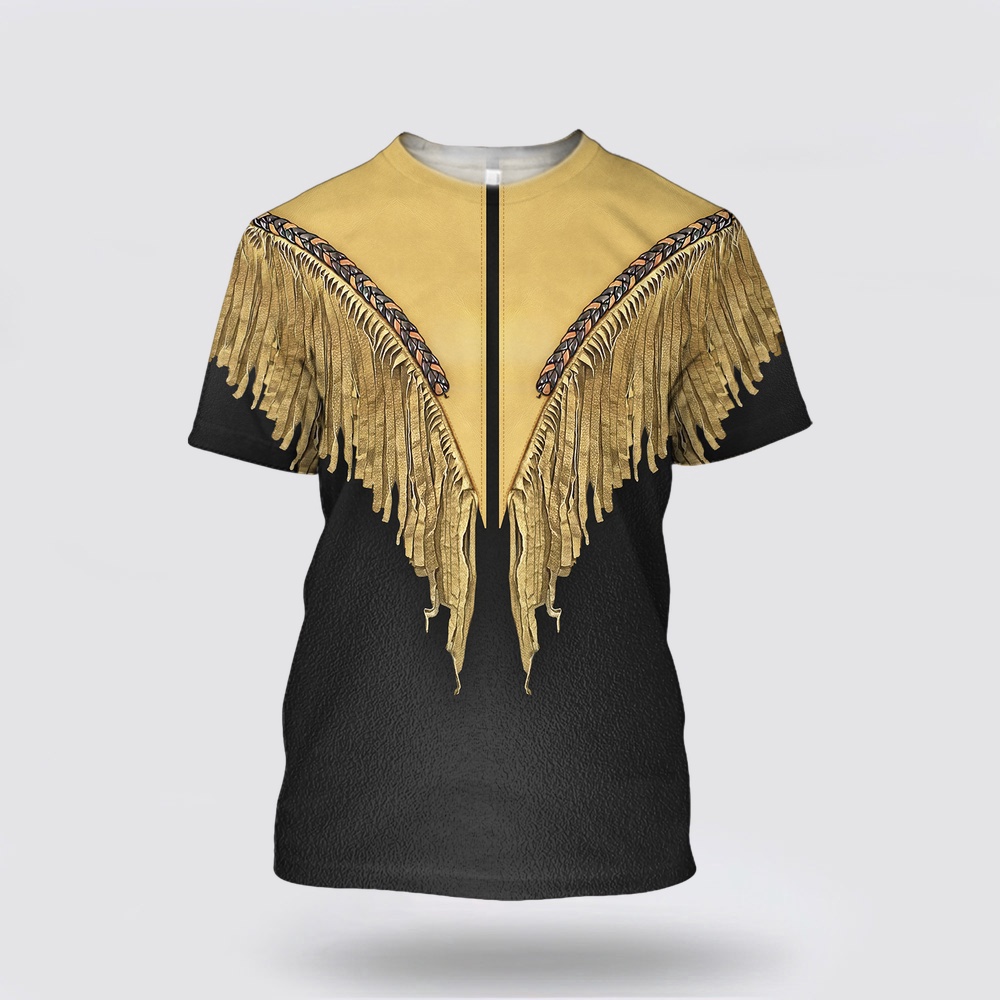 Native American T Shirt, Beautiful Motifs Native American 3D All Over Printed T-Shirt, Beautiful Native American T Shirts
